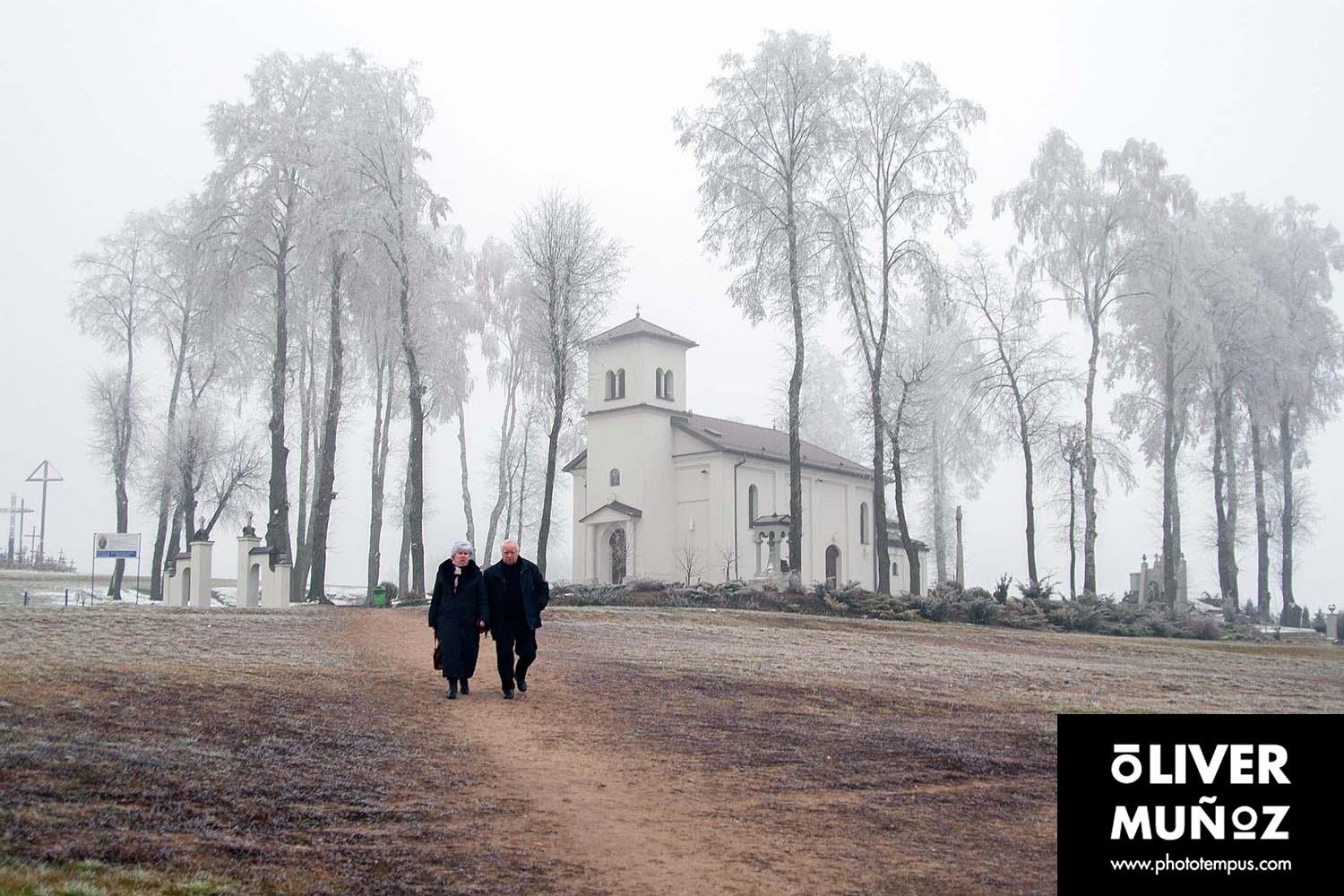 El monte de las cruces ( Polonia )