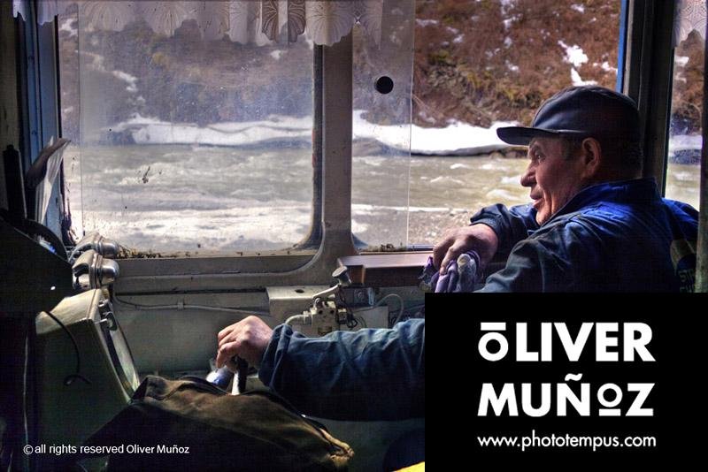 El tren que transportaba madera ( Rumania )